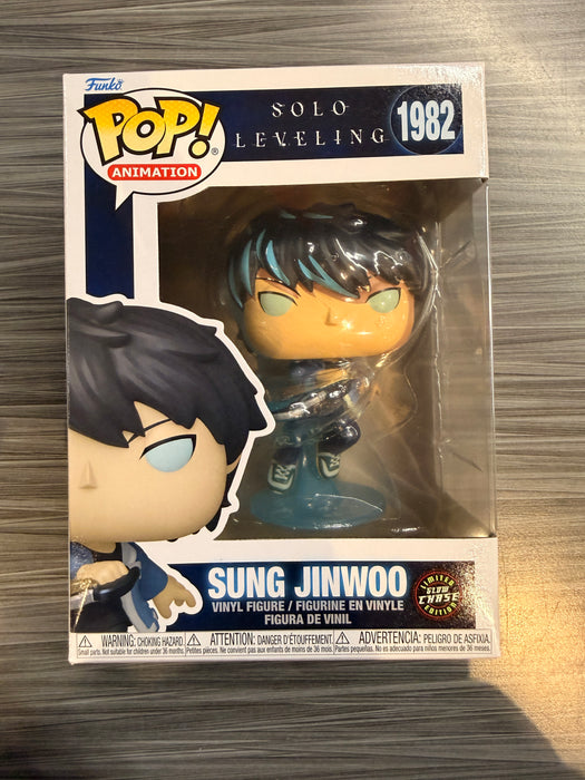 Funko POP! Animation: Solo Leveling - Sung Jinwoo (GiTD)(CHASE)(Damaged Box) [C] #1982