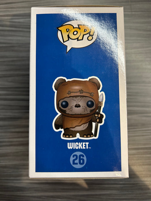 Funko POP! Star Wars: Wicket (Signed/Warwick Davis/Signature Shop) #26