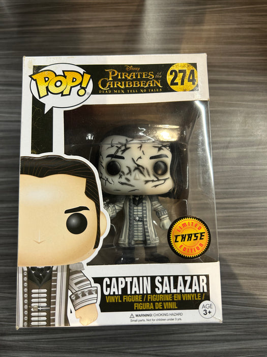 Funko POP! Disney Pirates Of The Carribean -  Captain Salazar (CHASE)(Damaged Box*)  #274