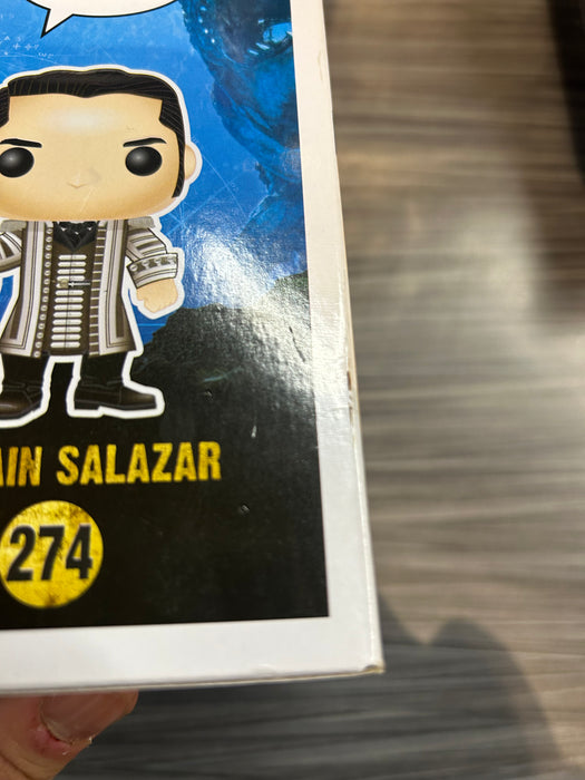 Funko POP! Disney Pirates Of The Carribean -  Captain Salazar (CHASE)(Damaged Box*)  #274