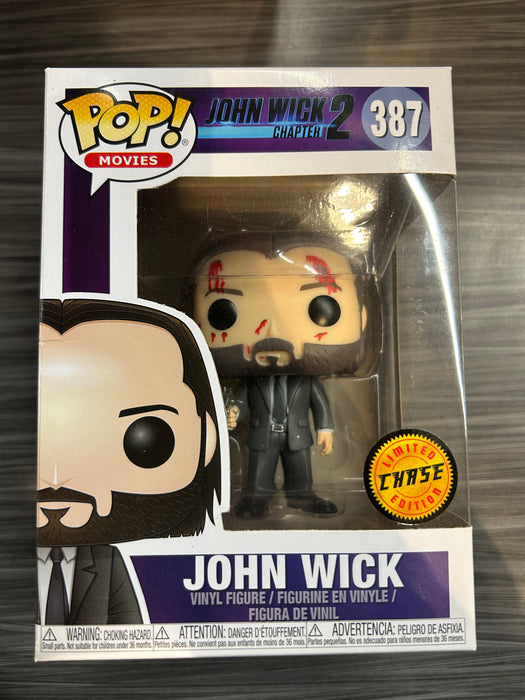Funko POP! Movies: John Wick 2 - John Wick (CHASE)(Damaged Box) #387