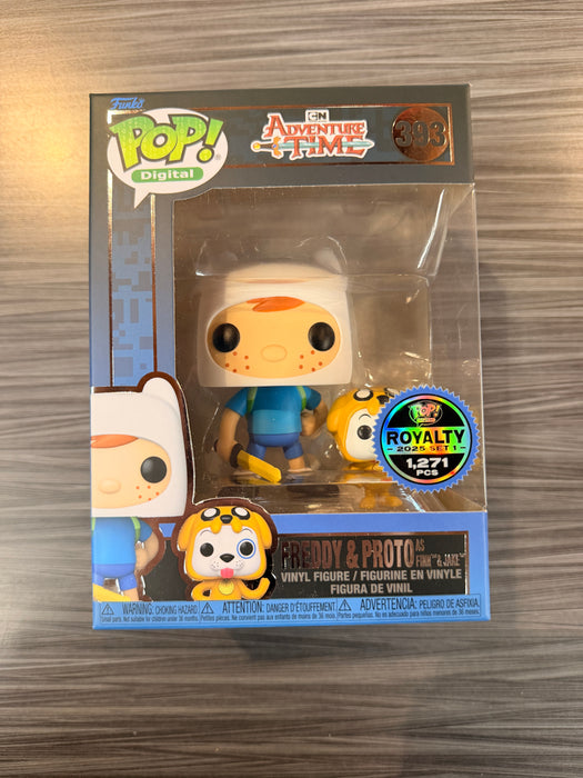 Funko POP! Digital: Adventure Time - Freddy & Proto as Finn & Jake (NFT Royalty 1271 PCS) #393