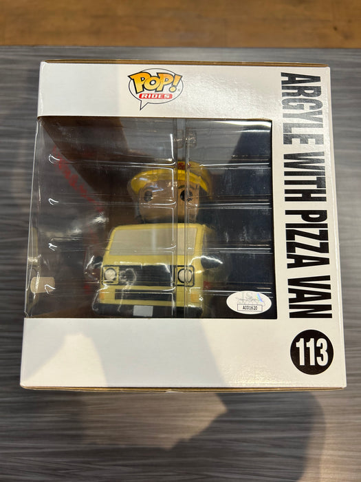 Funko POP! Rides: Stranger Things - Argyle With Pizza Van (Target)(Signed/Eduardo Franko/JSA)(Damaged Box) #113