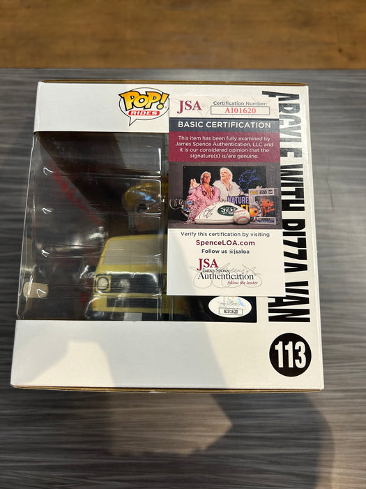 Funko POP! Rides: Stranger Things - Argyle With Pizza Van (Target)(Signed/Eduardo Franko/JSA)(Damaged Box) #113