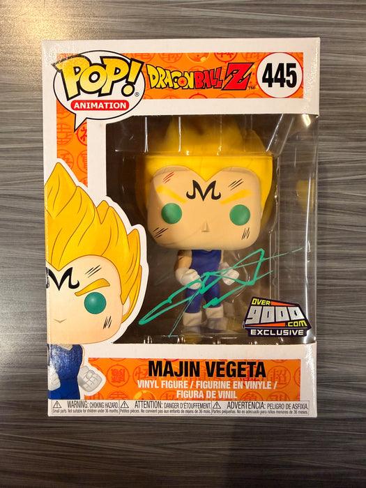 Funko POP! Animation: Dragon Ball Z - Majin Vegeta (Over 9000)(SIGNED/Christopher Sabat) #445
