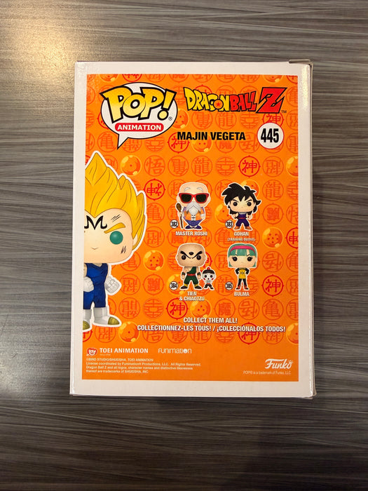 Funko POP! Animation: Dragon Ball Z - Majin Vegeta (Over 9000)(SIGNED/Christopher Sabat) #445