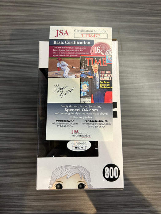 Funko POP! Movies: 007 - M [From Goldeneye](Signed/Judi Dench/JSA)(Damaged Box*) #800