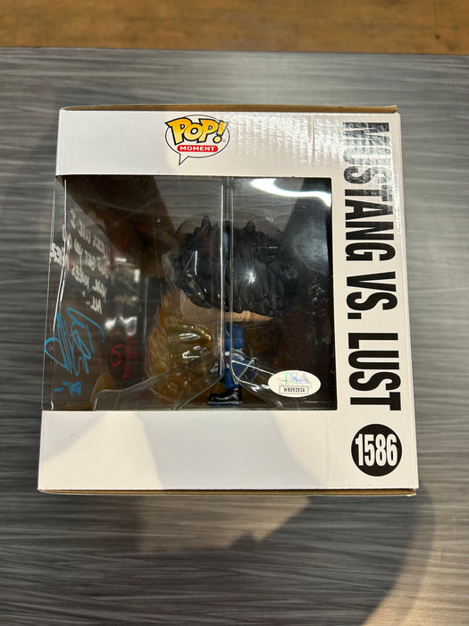 Funko POP! Moment: Fullmetal Alchemist Brotherhood - Mustang Vs. Lust (Signed/Travis Willingham, Laura Bailey/JSA)(Damaged Box) #1586