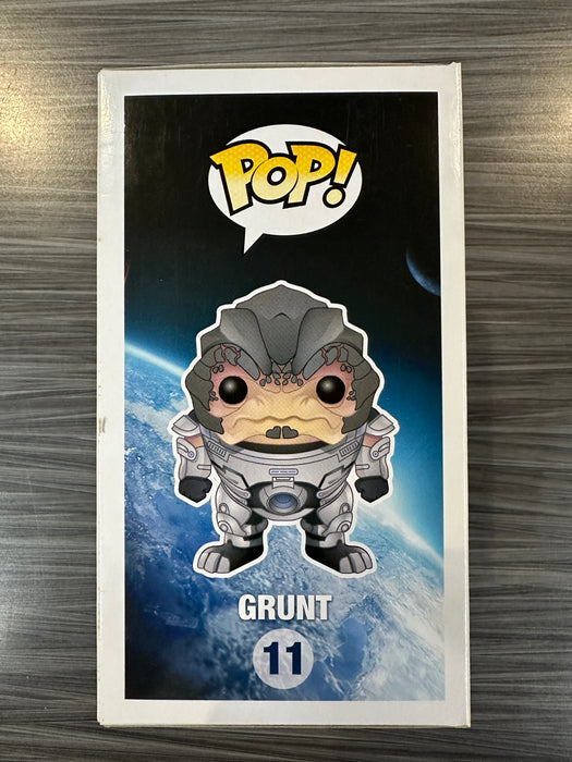 Funko POP! Mass Effect - Grunt (Signed/Steve Blum/JSA)(Damaged Box) #11