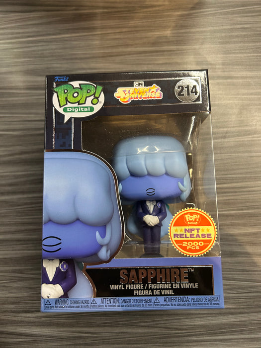 Funko POP! Digital: Steven Universe - Sapphire (NFT Release)(2000 PCS)(Damaged Box)[B] #214