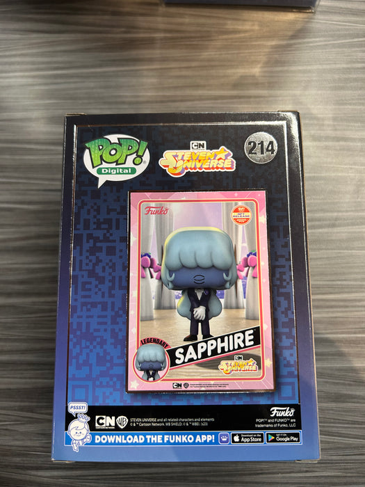 Funko POP! Digital: Steven Universe - Sapphire (NFT Release)(2000 PCS)(Damaged Box)[B] #214
