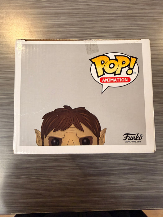 Funko POP! Animation: Attack on Titan - Beast Titan (Hot Topic)(Signed/Jason Liebrecht/JSA)(Damaged Box) #504