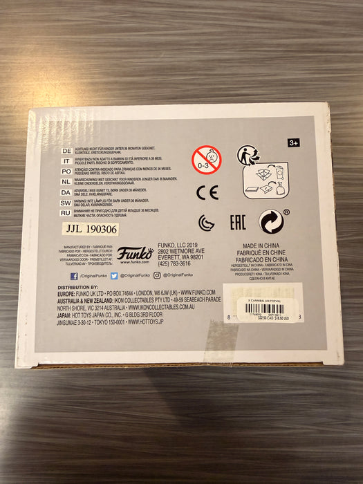 Funko POP! Animation: Attack on Titan - Beast Titan (Hot Topic)(Signed/Jason Liebrecht/JSA)(Damaged Box) #504