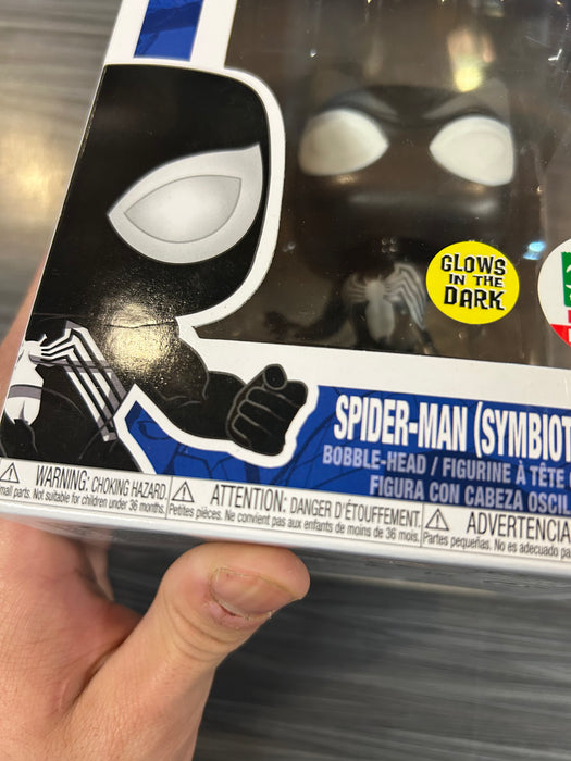 Funko POP! Marvel: Spider-Man (Symbiote Suit)(GiTD)(Funko)(Damaged Box) #725