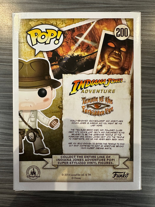 Funko POP! Indiana Jones Adventure: Indiana Jones (Disney)(Damaged Box) #200