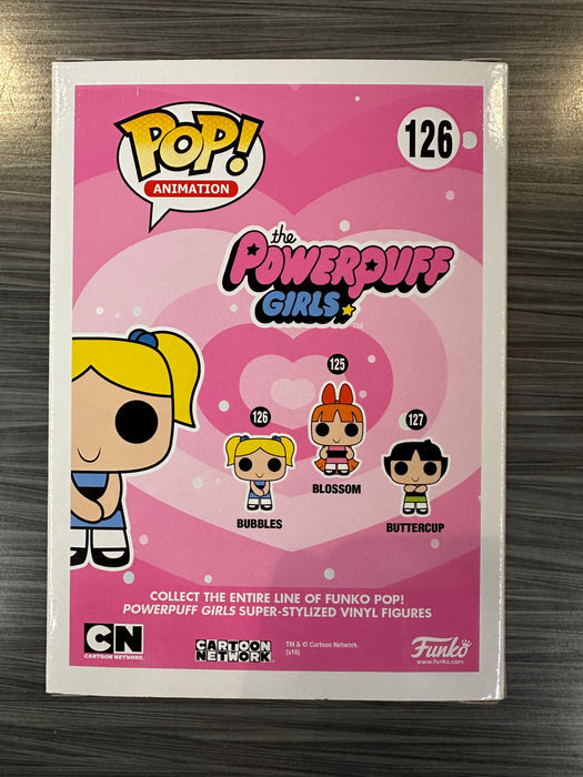 Funko POP! Animation: The Powerpuff Girls - Bubbles (2016 SDCC)(Signed/Tara Strong/JSA) #126