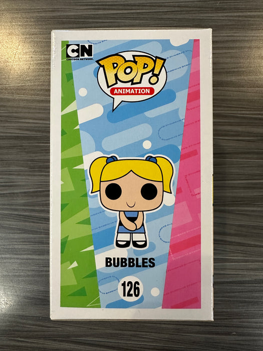 Funko POP! Animation: The Powerpuff Girls - Bubbles (2016 SDCC)(Signed/Tara Strong/JSA) #126