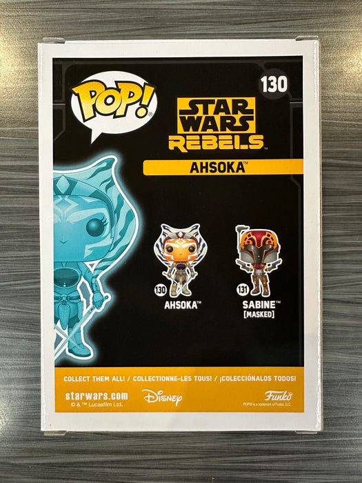 Funko POP! Star Wars Rebels: Ahsoka (GiTD)(LACC)(Signed/Ashley Eckstein/JSA) #130