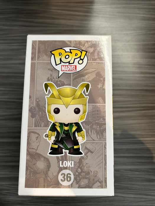 Funko POP! Marvel: Loki (GiTD)(Underground Toys)(Damaged Box) #36