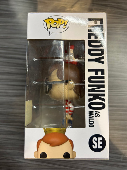 Funko POP! Camp Fundays: Freddy Funko As Waldo (2023 Camp Fundays)(850 PCS)(Damaged Box) #SE