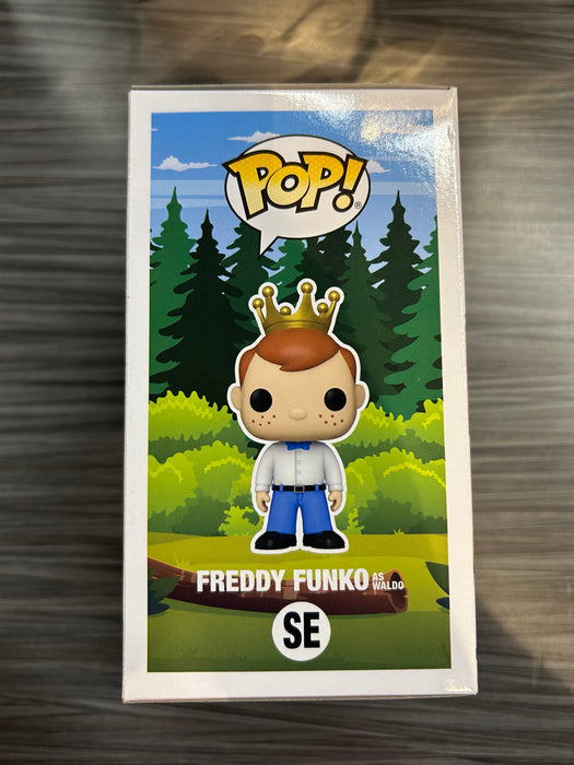 Funko POP! Camp Fundays: Freddy Funko As Waldo (2023 Camp Fundays)(850 PCS)(Damaged Box) #SE