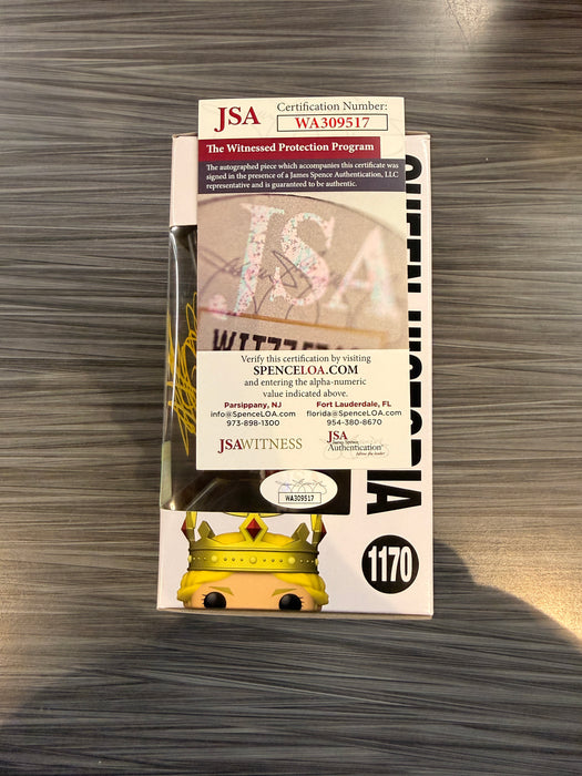 Funko POP! Animation: Attack On Titan - Queen Historia (2022 Summer Convention)(Signed/Bryn Apprill/JSA)(Damaged Box) #1170