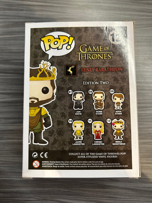 Funko POP! Game of Thrones - Renly Baratheon (Damaged Box) #12