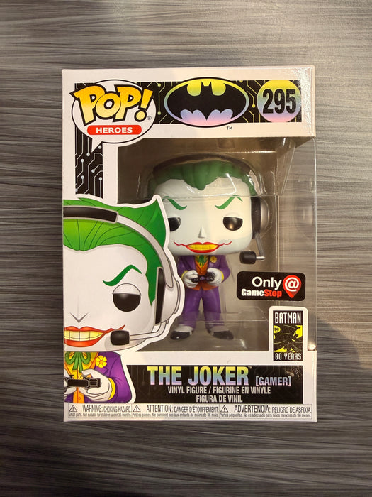 Funko POP! Heroes: The Joker [Gamer](Game Stop)(Damaged Box) #295