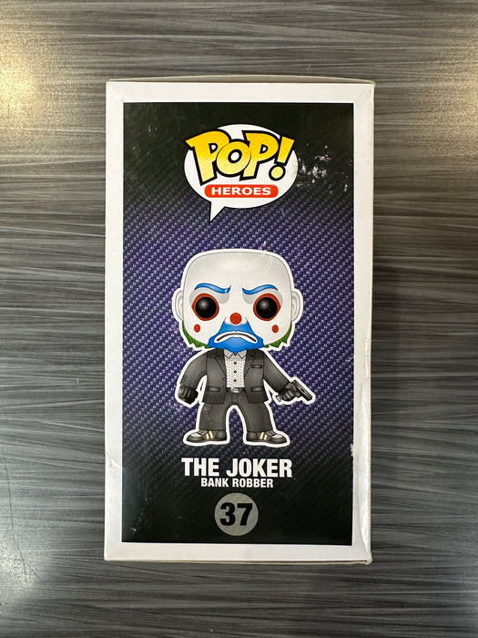 Funko POP! Heroes: The Dark Knight Trilogy - The Joker (Bank Robber)(Damaged Box*) #37