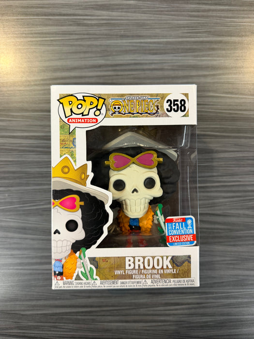 Funko POP! Animation: One Piece - Brook (2018 Fall Convention)(Damaged Box)[A] #358
