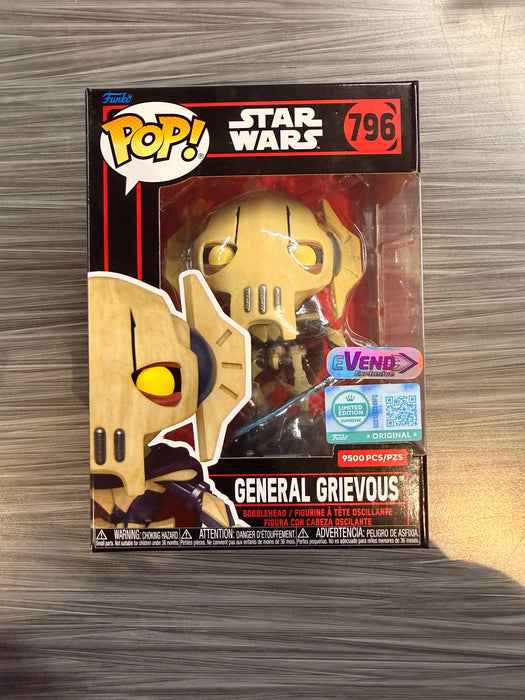 Funko POP! Star Wars: General Grievous (Funko Sticker/EVend)(9500 Pcs)(Damaged Box)[B] #796