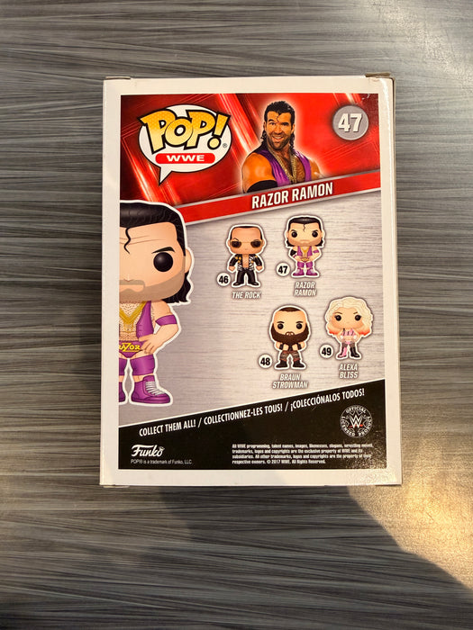 Funko POP! WWE: Razor Ramon (CHASE)(Damaged Box) #47