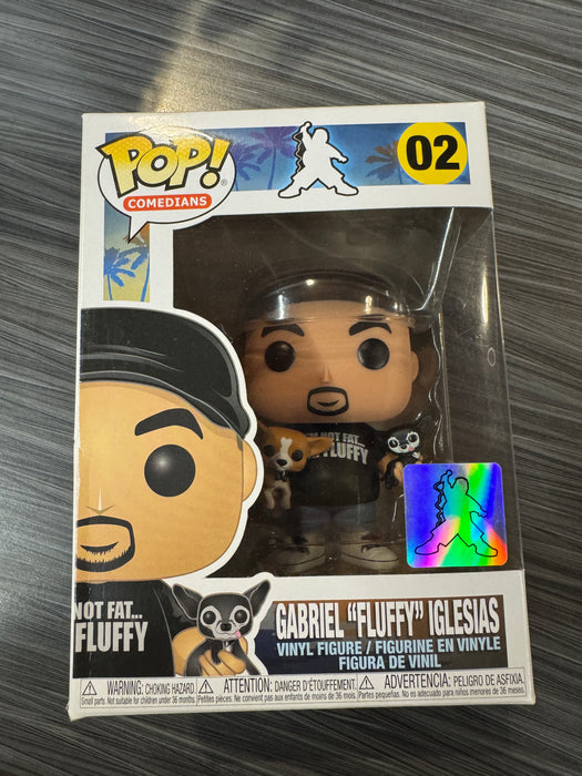 Funko POP! Comedians: Gabriel "Fluffy" Iglesias [Must Love Dogs](Damaged Box*) #02
