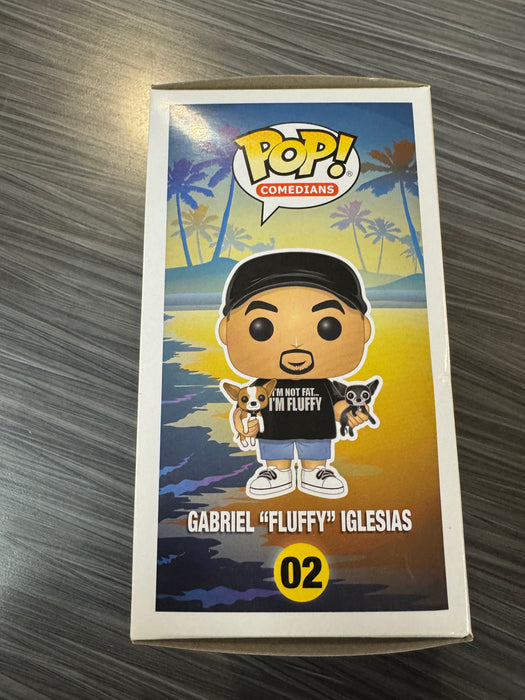 Funko POP! Comedians: Gabriel "Fluffy" Iglesias [Must Love Dogs](Damaged Box*) #02