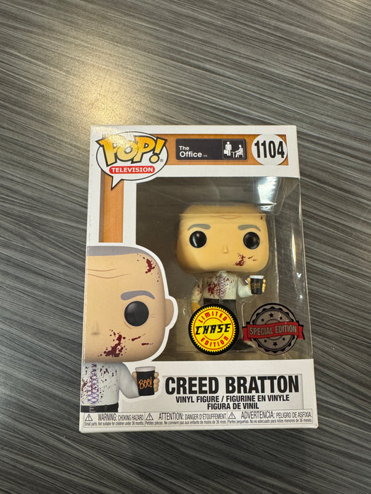 Funko POP! Television: The Office - Creed Bratton (CHASE)(Special Edition)(Damaged Box) #1104