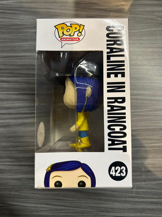 Funko POP! Animation: Coraline - Coraline in Raincoat (CHASE)(Damaged Box) #423