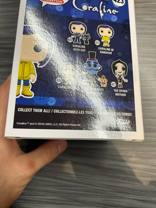 Funko POP! Animation: Coraline - Coraline in Raincoat (CHASE)(Damaged Box) #423
