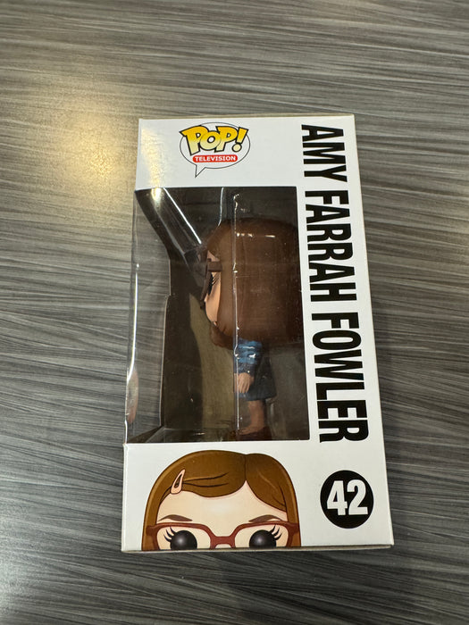 Funko POP! Television: The Big Bang Theory - Amy Farrah Fowler (2013 SDCC/1008 Pcs)(Damaged Box) #42