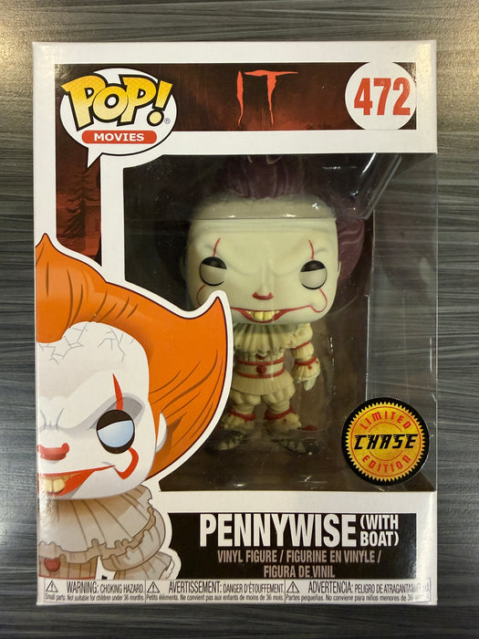 Funko POP! Movies: IT - Pennywise w/ Boat [Blue Eyes](CHASE) #472