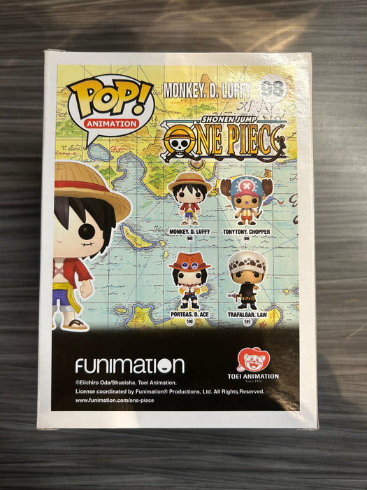 Funko POP! Animation: One Piece - Monkey. D. Luffy (2016 2nd Release)(Damaged Box) #98