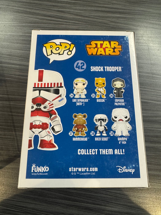 Funko POP! Star Wars: Shock Trooper (2015 Galactic Convention)(Damaged Box) #42