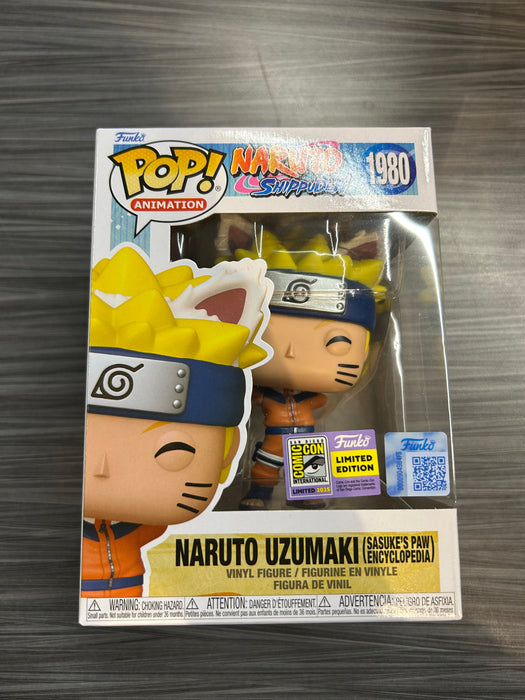 Funko POP! Animation: Naruto Shippuden - Naruto Uzumaki [Sasuke's Paw Encyclopedia] (2025 SDCC)(Damaged Box) #1980