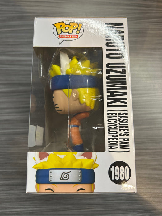 Funko POP! Animation: Naruto Shippuden - Naruto Uzumaki [Sasuke's Paw Encyclopedia] (2025 SDCC)(Damaged Box) #1980