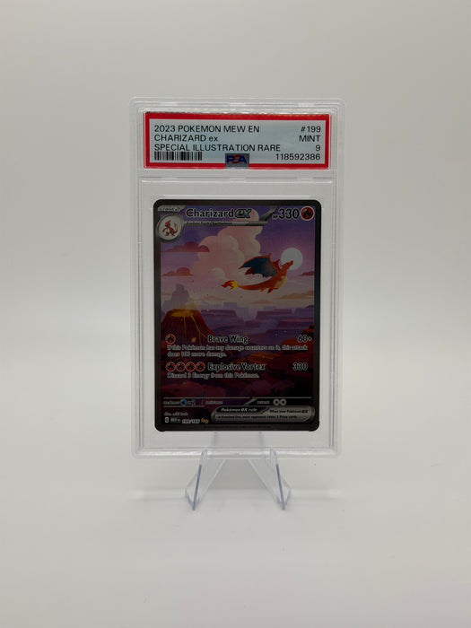 2023 POKEMON MEW EN Charizard ex #199 Special Illustration Rare [MINT PSA 9]