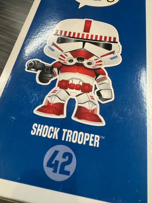 Funko POP! Star Wars: Shock Trooper (2015 Galactic Convention)(Damaged Box) #42