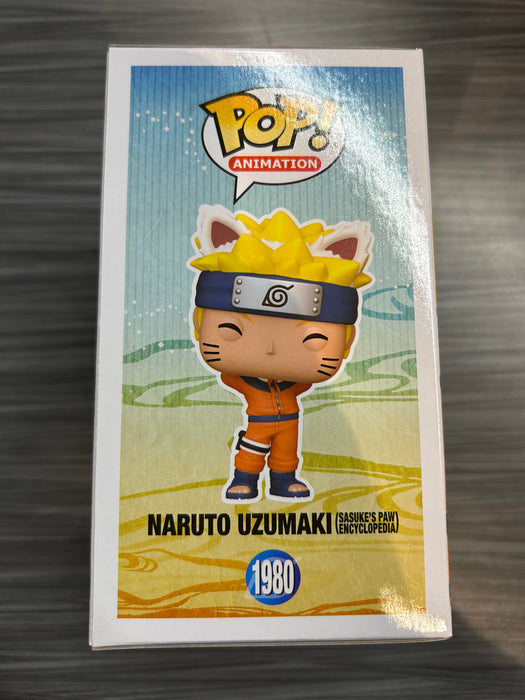 Funko POP! Animation: Naruto Shippuden - Naruto Uzumaki [Sasuke's Paw Encyclopedia] (2025 SDCC)(Damaged Box) #1980