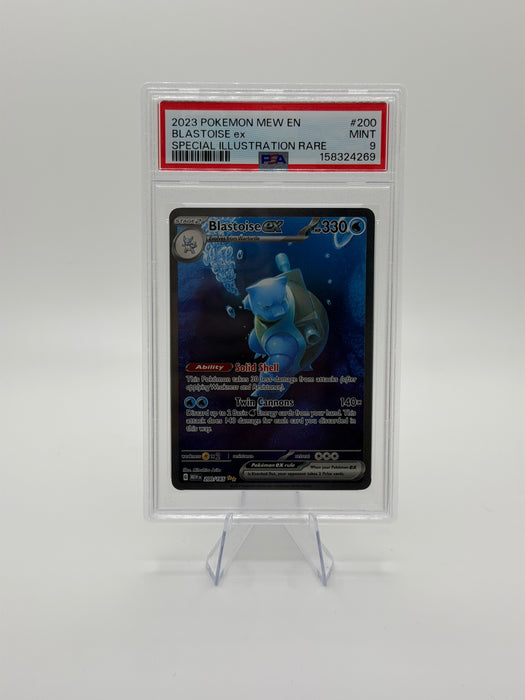 2023 POKEMON MEW EN Blastoise ex #200 Special Illustration Rare [MINT PSA 9]