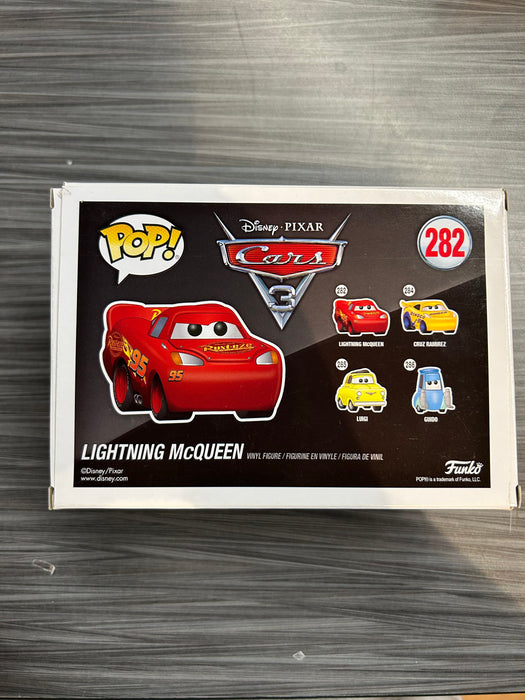 Funko POP! Disney Pixar: Cars 3 - Lightning McQueen (Target)(Chrome)(Damaged Box) #282