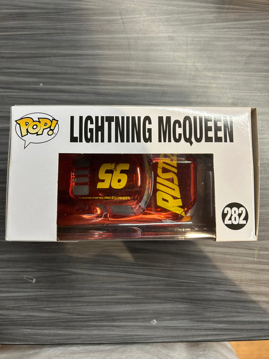 Funko POP! Disney Pixar: Cars 3 - Lightning McQueen (Target)(Chrome)(Damaged Box) #282
