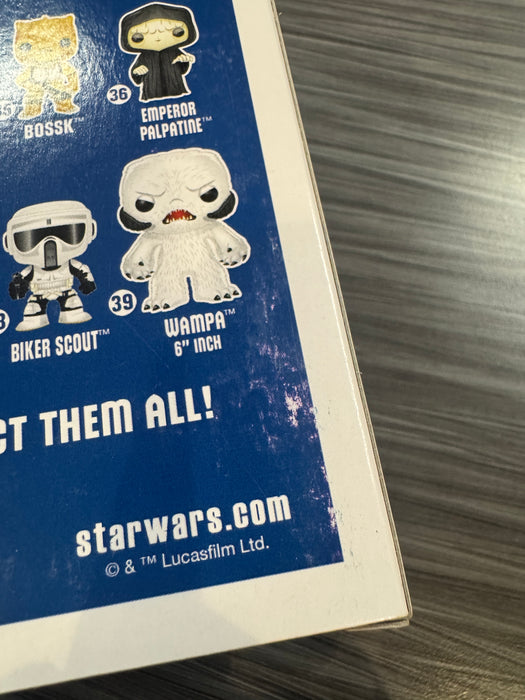 Funko POP! Star Wars: Holographic Emperor (GiTD)(Toy Wars Exclusive)(Damaged Box) #40